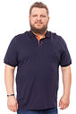 Polo Plus Size Malha Poá Polo Plus Size Malha Poá
