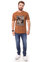 Camiseta Masculina Skate Brooklin Laranja Camiseta Masculina Skate Brooklin Laranja