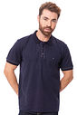 Polo Masculina Com Costura Contrastante Polo Masculina Com Costura Contrastante