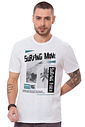 Camiseta Masculina Surfing Move Branca