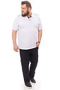 Polo Plus Size Malha Poá Polo Plus Size Malha Poá