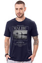 Camiseta Masculina Malibu Azul