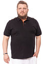Polo Plus Size Malha Poá Polo Plus Size Malha Poá