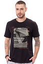 Camiseta Masculina Skate Brooklin Preta Camiseta Masculina Skate Brooklin Preta