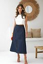 Saia Midi Jeans