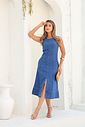 Vestido Midi Jeans Fenda