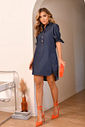 Vestido Chemise Jeans Curto