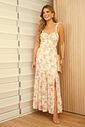Vestido Longo Floral - Donna Ritz Vestido Longo Floral - Donna Ritz