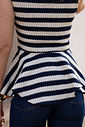 Blusa Peplum Tricot Listrada - Unique Chic