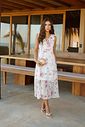 Vestido Midi Floral -Doce Flor Vestido Midi Floral -Doce Flor