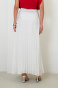 Saia Longa Brigitte Plissada - Unique Chic Saia Longa Brigitte Plissada - Unique Chic