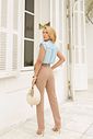 Blusa com Babados e Botões Forrados -Milalai Blusa com Babados e Botões Forrados -Milalai