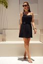 Vestido Curto Fivela Cinto - Donna Ritz