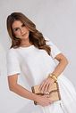Blusa Manga Curta Laço Costas - Doce Flor Blusa Manga Curta Laço Costas - Doce Flor