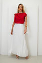 Saia Longa Brigitte Plissada - Unique Chic Saia Longa Brigitte Plissada - Unique Chic