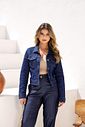 Jaqueta Jeans Com Elastano