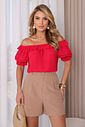 Blusa Ombro a Ombro Babados - Milalai Blusa Ombro a Ombro Babados - Milalai