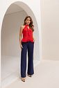 Blusa Crepe Cavada Gola Alta- Doce Flor Blusa Crepe Cavada Gola Alta- Doce Flor