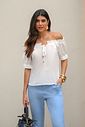 Blusa Ombro a Ombro com Elástico - Milalai Blusa Ombro a Ombro com Elástico - Milalai
