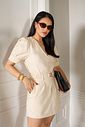 Blusa Decote V Twill - Milalai Blusa Decote V Twill - Milalai