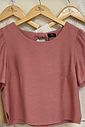 Blusa Manga Curta Laço Costas - Doce Flor Blusa Manga Curta Laço Costas - Doce Flor