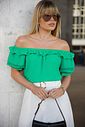 Blusa Ombro a Ombro Babados - Milalai Blusa Ombro a Ombro Babados - Milalai