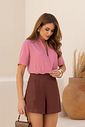 Blusa Transpassada com Pregas - Doce Flor Blusa Transpassada com Pregas - Doce Flor
