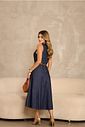 Vestido Midi Jeans Evasê ( não acompanha o cinto)
