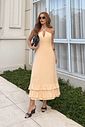 Vestido Midi Decote Cruzado - Donna Ritz Vestido Midi Decote Cruzado - Donna Ritz
