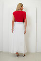 Saia Longa Brigitte Plissada - Unique Chic Saia Longa Brigitte Plissada - Unique Chic