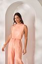 Regata Twill com Botões no Ombro -Milalai Regata Twill com Botões no Ombro -Milalai