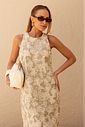 Vestido Tubinho Algodão Bordado - Doce Flor Vestido Tubinho Algodão Bordado - Doce Flor