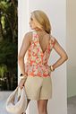 Blusa Algodão Bordado Peplum- Doce Flor Blusa Algodão Bordado Peplum- Doce Flor