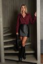 Saia Faca Couro Like - Donna Ritz Saia Faca Couro Like - Donna Ritz