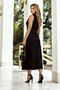 Vestido Midi Sarja Zíper Jeans Vestido Midi Sarja Zíper Jeans