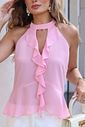 Blusa Crepe Cavada Gola Alta- Doce Flor Blusa Crepe Cavada Gola Alta- Doce Flor