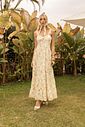 Vestido Longo Floral - Donna Ritz Vestido Longo Floral - Donna Ritz