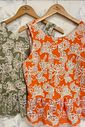 Blusa Algodão Bordado Peplum- Doce Flor Blusa Algodão Bordado Peplum- Doce Flor