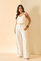 Calça Alfaiataria Wide Leg Fenda- Milalai Calça Alfaiataria Wide Leg Fenda- Milalai