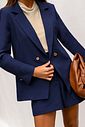 Blazer Com Abotoamento Duplo - Doce Flor Blazer Com Abotoamento Duplo - Doce Flor