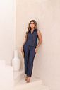 Blusa Gola e Botões Jeans Blusa Gola e Botões Jeans