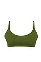 TOP DE BIQUÍNI CROPPED ALCINHA | VERDE MILITAR