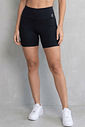 SHORT FITNESS FEMININO PRETO BENDITO FAROL - ZERO TRANSPARÊNCIA