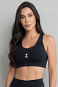 TOP FITNESS FEMININO NADADOR PRETO BENDITO FAROL
