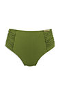 CALCINHA DE BIQUÍNI HOT PANTS DRAPEADA | VERDE MILITAR