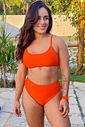 CALCINHA DE BIQUÍNI HOT PANTS CÓS | LARANJA CITRUS CALCINHA DE BIQUÍNI HOT PANTS CÓS | LARANJA CITRUS