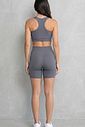 CONJUNTO FITNESS FEMININO TOP E SHORT AÇO BENDITO FAROL