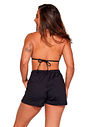 CONJUNTO MANU + SHORTS JU PRETO LISO