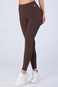 CONJUNTO FITNESS FEMININO TOP E LEGGING MARROM BENDITO FAROL