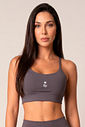 TOP FITNESS FEMININO CROPPED ALÇA AÇO BENDITO FAROL